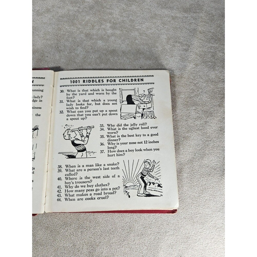 1001 Riddles For Children Compiled By George Carlson Copyright 1949 Platt & Munk - Picture 11 of 14